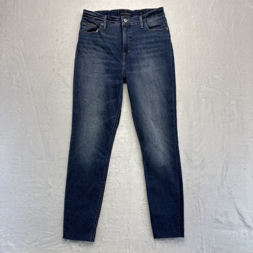 Lucky Brand Jeans Womens Size 8/29 Blue High Rise Straight Bridgette Skinny